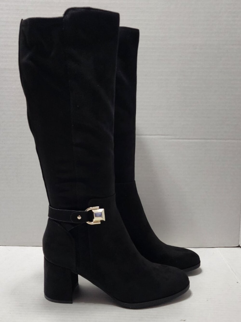 New Unisa Garen2 Faux Suede Boots - Black - Size 9